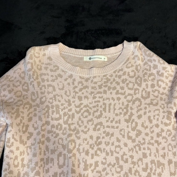 The Impeccable Pig Animal Print Sweater - Light Pink - Picture 5 of 5